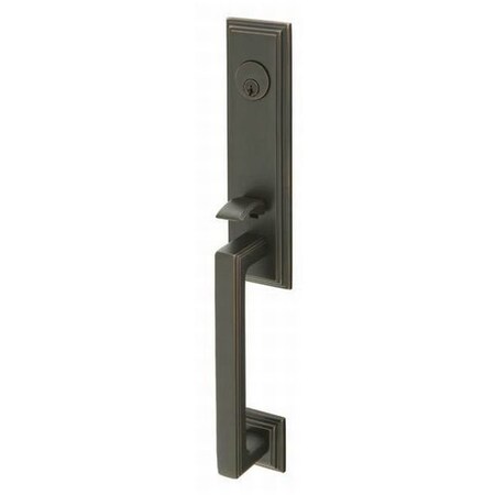 Emtek Oil Rubbed Bronze Handleset, 4201EBUS10B 4201EBUS10B